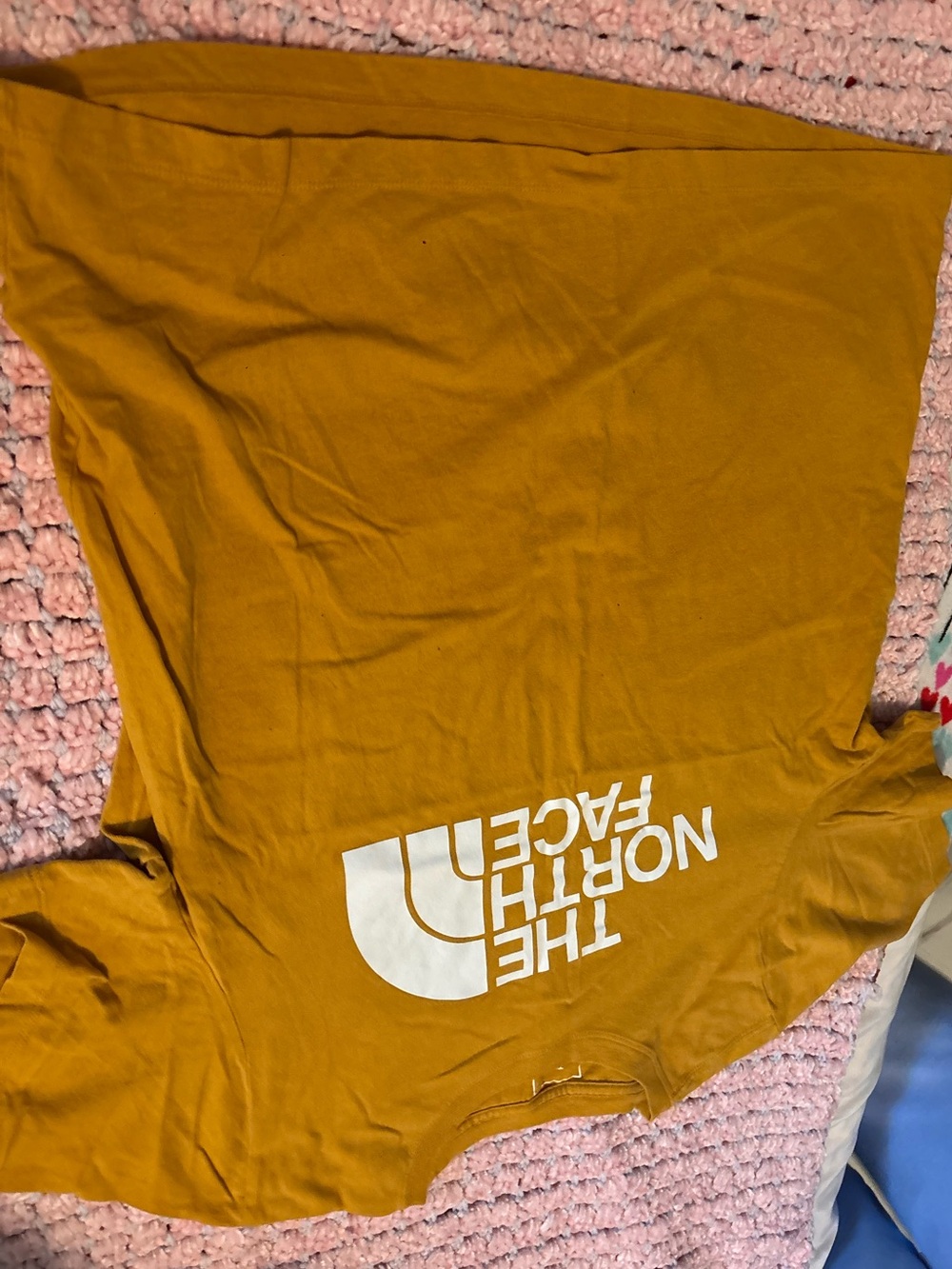 The North Face Mustard Yellow Logo Tee